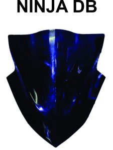 Ninza Double Bubble Bike Visor – Aerodynamic Windshield for Motorcycles