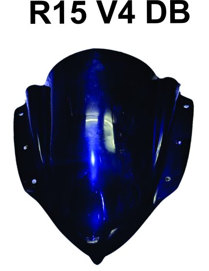 Yamaha R15 V4 Double Bubble Visor – Premium Bike Windshield